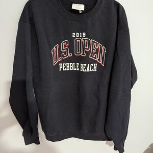 Champion Blue Crewneck Sweater with U.S. Open 2019 Design